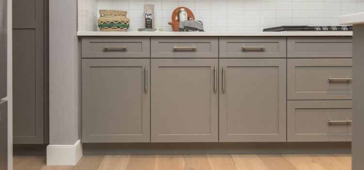 Grey Color Kitchen Cabinets